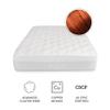 eLuxurySupply Copper Infused Mattress Pad - Fitted Skirt with Extra Plush and Thick Copper Mattress Pad Topper - Cooling Effect Pillow Top Mattress Cover Featuring Cutec Technology - Twin Size view 4