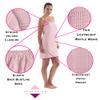 anatolian Womens Adjustable Thin Waffle Weave Body WRAP for Spa Bath Gym - Made in Turkey (6 Pack Hot Pink) view 2