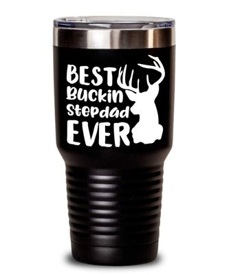 Best Bucking Stepdad Travel Mug for Father's Day Mugs for Step Dad Coffee Cup for Stepfather