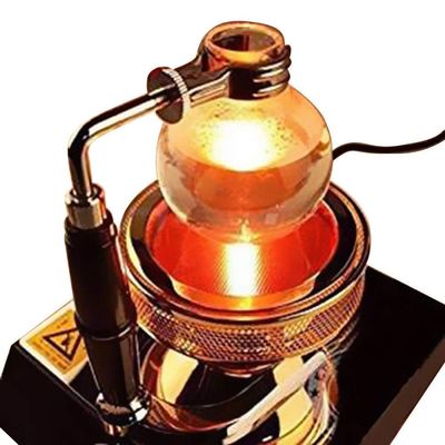 Hengwei 110V Halogen Beam Heater Burner Infrared Heat for Hario Yama Syphon Coffee Maker (1 Head Halogen Beam Heater)