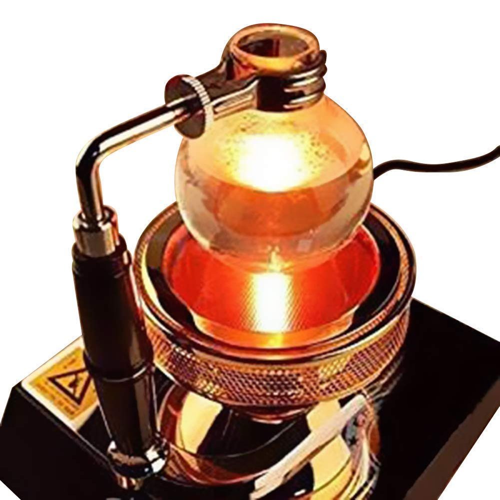 Hengwei 110V Halogen Beam Heater Burner Infrared Heat for Hario Yama Syphon Coffee Maker (1 Head Halogen Beam Heater)