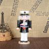ZAMTAC 3PC/Set European Pirate Section Nutcracker Soldier Ornaments Exquisite Wooden Crafts Living Room Home Decoration view 2