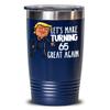 65th Birthday Gift Trump Tumbler for Him Gift for Her Funny Donald Trump Supporter Lets Make Turning 65 Sixty Five Great Again Gag Gift for Men Women view 1