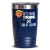 65th Birthday Gift Trump Tumbler for Him Gift for Her Funny Donald Trump Supporter Lets Make Turning 65 Sixty Five Great Again Gag Gift for Men Women view 2