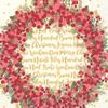 Boston International IHR 20-Count 3-Ply Lunch Paper Napkins, 6.5 x 6.5-Inches, Cynthia Wreath Cream view 1
