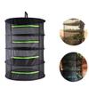 NXqilixiang Herb Drying Rack Net Dryer Hanging Dry Net 4 Layer Collapsible Hanging Dryer with Zipper Net Carrying Case Indoor and Outdoor for Herb Beans Fish Vegetable Drying(4 Layers - with Zipper) view 3