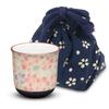 2G Select Teacup, Multi, 2.3 x 2.3 inches (5.9 x 5.8 cm), For Buddhist Altar, Flower Picking, Tea Pot, Arita Ware Nadeshiko with Small Items view 1