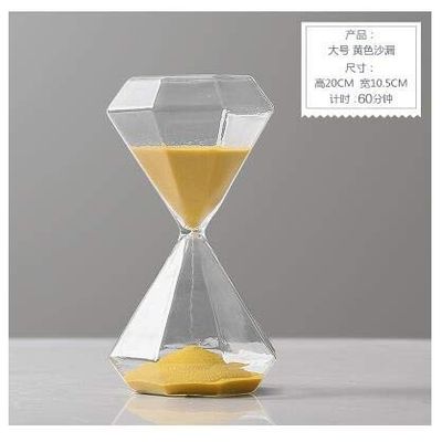 ZAMTAC Diamond Hourglass Modern Simple Nordic Household Decoration Office Decoration - (Color: Large Size)