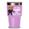 65th Birthday Gift Trump Tumbler for Him Gift for Her Funny Donald Trump Supporter Lets Make Turning 65 Sixty Five Great Again Gag Gift for Men Women view 1