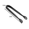 10 Pack Small Ice Tongs Sugar Tongs, Stainless Steel Mini Serving Appetizers Tongs for Party Coffee Tea Wine Bar Kitchen (Black) view 2