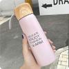 WATERBOTTLEHERO Brief Thermal Insulation Water Bottles 500ML with Rope Grain Lid Design 304 Stainless Steel Body Applicable for Outdoor Sports 2 0.5L view 1