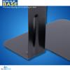 1InTheOffice 3 Pack Heavy Duty Black Metal L-Shaped Non-Skid Bookends for Heavy Books, 6 Pieces view 4