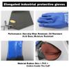 Eiito Drain Cleaning Gloves,Pond Gloves,Long Rubber glove,Waterproof Elbow Length Rubber gloves- 27 Inch Insulated Waterproof view 2