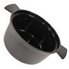 Ambiente SIXS24MO101 Six O'Clock Black Enamel Cast Iron Casserole and Lid, 24 cm view 2