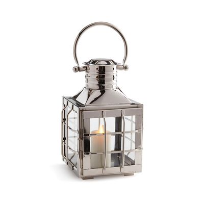 Napa Home & Garden Nantucket Outdoor Lantern 11" Nickel