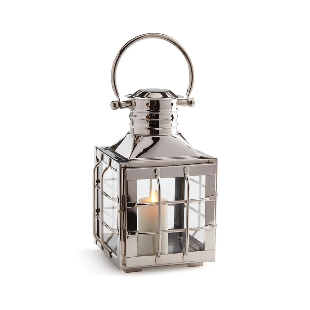 Napa Home & Garden Nantucket Outdoor Lantern 11" Nickel