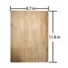 Laser Engraved Cutting Board Master of the Grill and Best Dad Ever Gift For father Birthday Gifts for Dad Cutting Board Gift Rectangle Bamboo Cutting Board11.8X8.7X0.5 inch view 2
