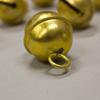 12 Pcs Jingle Bells, Express Polar Sleigh Bells, Polished Brass Bells for Door Knob, for Craftwork, Anniversary, Cattle Bells, for Party Favors, Wall Art, Orchard Garden Art 1-in High view 3