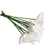 AntranStore 20Pcs Artificial Anthurium Flowers Real Touch Fake Flower for Home Decor Floral Arrangements Bouquets (White) view 1