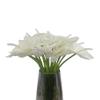 AntranStore 20Pcs Artificial Anthurium Flowers Real Touch Fake Flower for Home Decor Floral Arrangements Bouquets (White) view 4