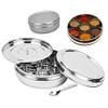 NYGT Stainless Steel Masala Dabba/Spice Container With 7 Compartment Masala Box and 1 Spoon view 2