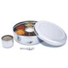 NYGT Stainless Steel Masala Dabba/Spice Container With 7 Compartment Masala Box and 1 Spoon view 3
