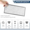4 Pack Microwave Grease Filter Compatible with Whirlpool and GE Microwaves - WB06X10596 Microwave Oven Grease Filter Approx 13" x 6" by AMI PARTS view 2