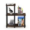 Furinno Turn-N-Tube Accent Decorative Shelf, Columbia Walnut/Black view 4