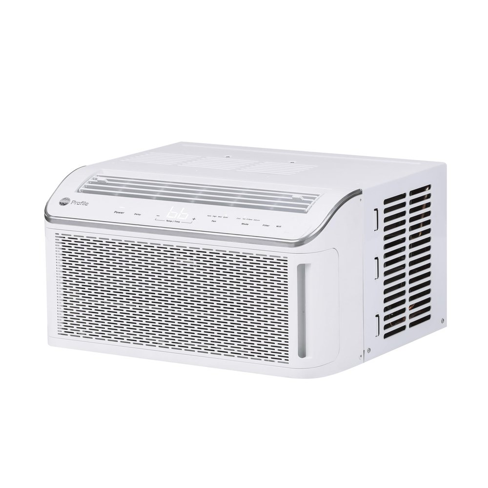 GE Profile Ultra Quiet Window Air Conditioner 6,200 BTU, WiFi Enabled, Ideal for Small Rooms, Easy Installation with Included Kit, 6K Window AC Unit, White