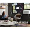 GE Profile Ultra Quiet Window Air Conditioner 6,200 BTU, WiFi Enabled, Ideal for Small Rooms, Easy Installation with Included Kit, 6K Window AC Unit, White view 3