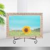 (2 pack)Iron Display Stand Large Black Iron Easel Plate Display Photo Holder Stand, Displays Picture Frames,Decorative Plates, Tablets and Art 17 Inch view 4