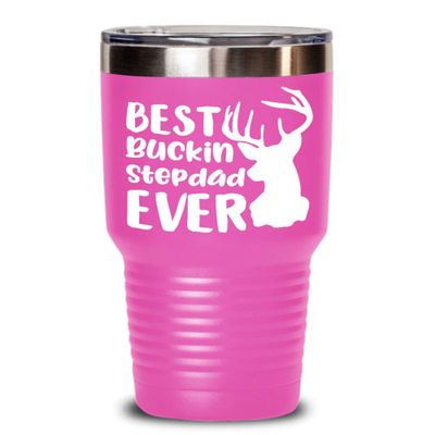 Best Bucking Stepdad Travel Mug for Father's Day Mugs for Step Dad Coffee Cup for Stepfather