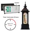 Wondise Christmas Musical Snow Globe Lantern with 6 Hour Timer view 4