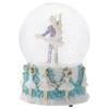 Elanze Designs Prince and Clara Dancing 100MM Sturdy Wind Up Musical Glitter Water Snow Globe Tabletop Figurine Decoration Plays Tune Dance of The Sugar Plum Fairy view 1