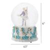 Elanze Designs Prince and Clara Dancing 100MM Sturdy Wind Up Musical Glitter Water Snow Globe Tabletop Figurine Decoration Plays Tune Dance of The Sugar Plum Fairy view 4
