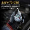 InterDynamics Car Air Conditioner Gauge and Hose by InterDynamics, A/C Pro Air Conditioner Recharge Gauge and Dispenser for Cars, Trucks, 24 In Hose view 4