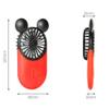 FAYDOVE Cute Personal Mini Fan, Handheld Portable USB Charging Fan with Beautiful LED Lights, 3 Adjustable Speeds, Portable Stand for Indoor and Outdoor Activities view 2