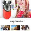 FAYDOVE Cute Personal Mini Fan, Handheld Portable USB Charging Fan with Beautiful LED Lights, 3 Adjustable Speeds, Portable Stand for Indoor and Outdoor Activities view 4