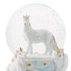 Elanze Designs White Unicorn Friends 100MM Sturdy Wind Up Musical Glitter Water Snow Globe Tabletop Dresser Nightstand Figurine Decoration Plays Tune You are My Sunshine view 3