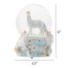 Elanze Designs White Unicorn Friends 100MM Sturdy Wind Up Musical Glitter Water Snow Globe Tabletop Dresser Nightstand Figurine Decoration Plays Tune You are My Sunshine view 4