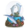 Elanze Designs Coral Reef Dolphin Pod 100MM Sturdy Wind Up Musical Glitter Water Snow Globe Tabletop Dresser Nightstand Figurine Decoration Plays Tune Fur Elise view 2