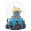 Elanze Designs Coral Reef Sea Turtles 100MM Sturdy Wind Up Musical Glitter Water Snow Globe Tabletop Dresser Nightstand Figurine Decoration Plays Tune Wonderful World view 3
