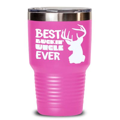 Best Bucking Uncle Tumbler Mug Appreciation Christmas Gift for Birthday Hunting Gag Gift for Men