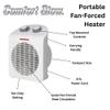 Comfort Glow EFH1518 Electric Fan Heater, White view 4