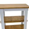 Golden Oak and White Kitchen Island (30) view 4