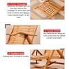 Axdwfd Reclining Chairs, Bamboo Chair Backrest Folding Chair Armchair Rocking Chair Old Sun Terrace Garden Chairs Home Office Chair Siesta Chair Pregnant 59x98x60cm view 3