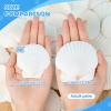 Lucky Baby 25pcs Scallop Shells for Crafts, 2-3 Inches White Large Natural Seashells for DIY Home Decor, Baking Shells for Serving Food view 2
