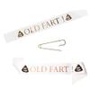 Old Fart Sash  Classic Celebration Sash Birthday and Retirement Brown Foil Sash with Oversized Safety Pin for Both Men and Women. Ideal for Work Parties, Events, and Decoration by JPACO view 3