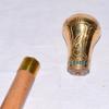 Nautical-Brass-Victorian-Handle-Wooden-Vintage-Style-Walking-Stick-Cane-Designer view 2