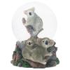 Elanze Designs Climbing Koala Family 100MM Sturdy Wind Up Musical Glitter Water Snow Globe Magical Tabletop Dresser Nightstand Figurine Decoration Plays Tune Born Free view 1